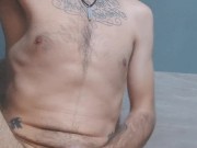 Smoking touching my dick