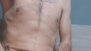 Smoking touching my dick