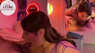 TS Alexa Scout milks huge dick dry after sexy flip fuck