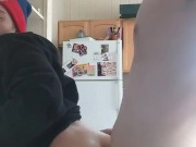 Lucky Fun gets Ahead of Himself and Busts a Nut Early 12/16