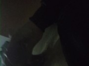 Masturbating on jazz music