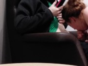 Lucky Shopper gets a Mouthful of Heather Kane and Cums Everywhere 10/16