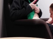 Lucky Shopper gets a Mouthful of Heather Kane and Cums Everywhere 4/16