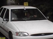 ebony milf gets extreme rough interracial fucked in public by her big cock taxi driver 2/16