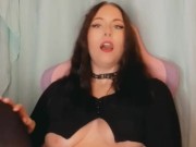 Gamer girl makes a big mess in her gaming chair  (full vid available on OF) 6/16