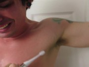 Ticklish twink gets teased by an older man 14/16