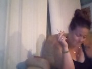 Milf Smoking Cigarettes Playing Video Games In Mini Dress Part 3 1/16