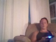 Milf Smoking Cigarettes Playing Video Games In Mini Dress Part 3 9/16