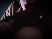 MY STEP-DAUGHTER AND I  BUT AS SHE LIKES TO BET I SUCK MY DICK SHE SAID SHE EXPECTED TO SEE THE 15/16