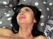 Жестко трахнул эскортницу MellisaCreative в тугую киску за деньги, и кончил ей на лицо 7/16