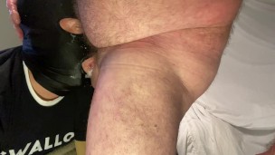 Insatiable faggot cocksucker earning another alpha nut