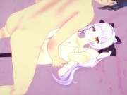 Murasaki Shion and I have intense sex in the bedroom. - Hololive VTuber Hentai 16/16