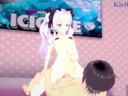 Murasaki Shion and I have intense sex in the bedroom. - Hololive VTuber Hentai 5/16