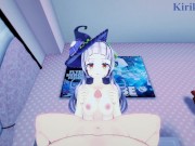 Murasaki Shion and I have intense sex in the bedroom. - Hololive VTuber POV Hentai 1/16