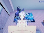 Murasaki Shion and I have intense sex in the bedroom. - Hololive VTuber POV Hentai 2/16