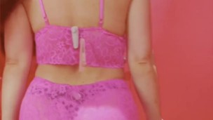 Almost Caught Brunette Lingerie Try On Haul Public Orgasms NNN 17