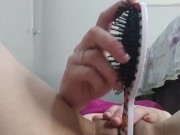 punching a brush in the pussy 15/16