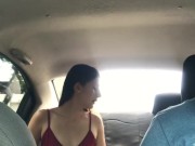 I ask the driver of my uber if I can change my clothes and then I see that he is getting horny when 16/16