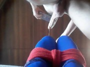 Teaser of 2 hours compilation of mouth fucking and pussy fucking on bondage, heels and pantyhose