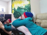 Gobbling on Cock like Turkey on Thanksgiving ! 12/16