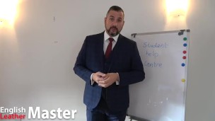 Counsellor in suit humiliates and laughs at student for having a tiny cock SPH verbal PREVIEW