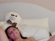 AMATEUR using a glass DILDO in her VIRGIN ASS! 6/16