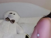 AMATEUR using a glass DILDO in her VIRGIN ASS! 9/16