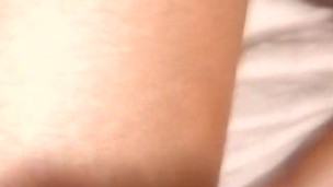 My hot stepsister made me cum alone on bed