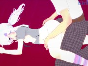 Uzawa Reisa and I have intense sex at a love hotel. - Blue Archive Hentai 7/16