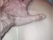 Sexy slut orgasms from finger blasting and doggy 11/16