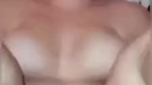 Sexy slut orgasms from finger blasting and doggy