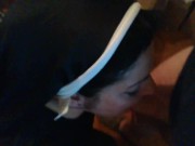 Cosplay Slutty Nun Worships Cock 10/16