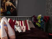 CFNM femdom amateur babe watches jerker 12/16