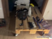 Sexy and all natural small tits tight pussy cute blonde gives a hot handjob and work on a big cock to make it cum in a bottle 2/16