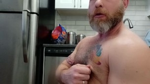 Preview - Sniffing briefs and pits makes HairyBeastXXX's dick rock hard