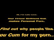 Cam babe squealing after getting text message surprise then masturbates & performs live webcam blowjob & creampie - Lelu Love 15/16