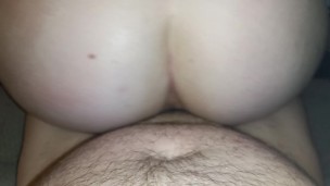 Sitting on Hubby's Fat Cock