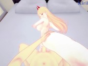 Power and I have intense sex in the bedroom. - Chainsaw Man POV Hentai 12/16