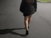 Hotwife showing off after a social dinner 10/16