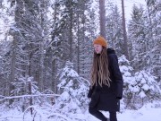 Sex in the winter forest while the snow is falling - RosenlundX - HD 1/16
