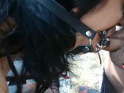 Mouth gag, spider mouth gag training 12/16