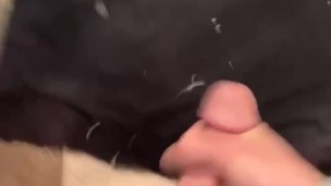 After getting so turned on by watching my st8 bro fuck this chick I had to rub one out!!