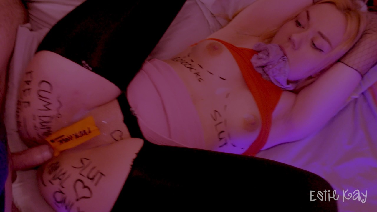 Tied up girlfriend having fun after party. She is a free use anal slut - Free Sex Video - RedTube