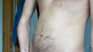 Solo masturbation shower
