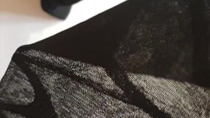 Collant a righe onda nero Shein unboxing poi lo indosso