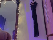 Riding a dildo, sucking a cock 9/16