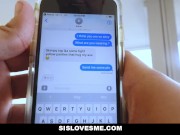 Step Sister Sends Nudes To Her Step brother By Mistake - SisLovesMe