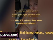 Babe sharing closeups of two creampies mixed with behind the scenes vlogs of her daily life & adventures - Lelu Love 1/16