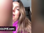 Babe sharing closeups of two creampies mixed with behind the scenes vlogs of her daily life & adventures - Lelu Love 4/16