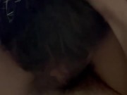 My first ever lesbian experience getting my hairy pussy ate 10/16